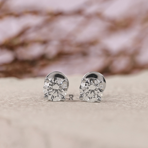 Pendientes de Diamantes Cultivados en Laboratorio con Certificación IGI, 0.5ct-5ct, Oro Sólido de 14k 18k PT950, Claridad VS1, para Mujer - Product Image 1