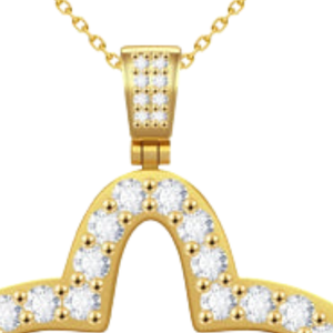 Pendentif AKA Golden Soror en Vermeil Doré pour Femme, Élégant Collier Breloque Sororité Couleur Or, Bijou Cadeau, Accessoire Chaîne Vendu - Product Image 6