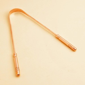 Nettoyeur de langue en cuivre, gratte-langue, brosse d'hygiène buccale, nettoyeur de langue en métal pour usage domestique - Product Image 3