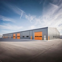 Entrepôt moderne en structure métallique préfabriquée 2026 avec certification CE, taille et couleur personnalisées, bâtiment métallique structurel