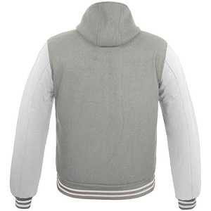 Blouson universitaire homme en toile imperméable à col mandarin, avec logo frontal, style Letterman, pour l'hiver, décontracté et tendance - Product Image 5