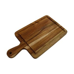 Planche à découper en bois personnalisée à rainures, antidérapante, pour la maison, pour servir les pizzas et les fruits - Product Image 4