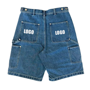 OEM Unisex Denim Clothing Cargo Golf Mesh Customize Fashion Men Mens Two Piece Shirt and Logo Custom Basketball Shorts - Product Image 2