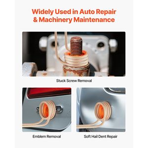 Riscaldatore a Induzione Magnetica Portatile da 1100W 110V per Rimozione Bulloni e Dadi, Uso Domestico - Product Image 6