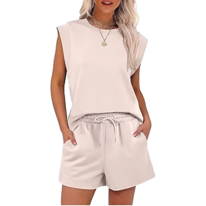 Conjunto de punto para mujer de corte regular con elastano y poliéster - Product Image 1