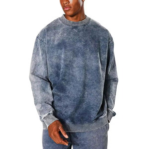 Sudadera con Efecto Ácido al Por Mayor, Sudadera de Manga Larga con Efecto Ácido, Sudadera con Efecto Ácido de Primera Calidad - Product Image 1