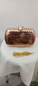 Bolso de Mano de Metal de Lujo, Elegante Bolso de Noche para Mujer, Bolso de Fiesta con Estilo, Regalo, Tradebyd - Product Image 5