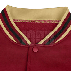 Comfortable <b>Winter</b> Warm Men's Letterman Jacket with Stand Collar and Front Logo High Quality Breathable Windproof Price - Product Image 5
