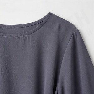 Robe Abaya pour femmes de style arabe de Dubaï, couleur unie, manches longues, hijab ouvert, nouvelle arrivée, vêtements brodés pour femmes - Product Image 4