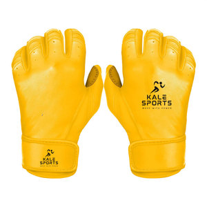 Guantes de Bateo de Béisbol Personalizados, Negros y Rojos, de Cuero Premium, Transpirables, Ligeros, para Entrenamiento Deportivo, Unisex, OEM, Venta al Por Mayor - Product Image 4