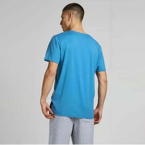 เสื้อยืดฮิปฮอปสตรีทแวร์ผู้ชายรุ่นฮิตปี 2025 ผ้าเจอร์ซีย์โพลีเอสเตอร์/คอตตอน แห้งเร็ว ระบายอากาศดี ไม่เป็นขุย - Product Image 5
