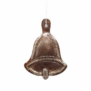 Ornement de cloche de Noël en métal avec cordon en ficelle pour décoration suspendue - Product Image 4