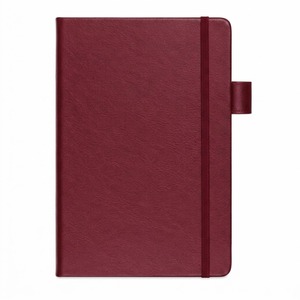 Aurelux Professional Dark Blue Hardcover Daily Journal Notebook Elastic Band Closure Pen Holder Model RE0510 PU Velvet Cover - Product Image 3