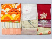 Sabuk Obi Serbaguna Berkualitas Harga Terbaik Set 9 Pita Ikat Bekas Jepang Kimono Bekas