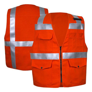 High Visibility Safety Reflective Strips Workwear <b>Jackets</b> Construction Road Work Industrial Protective Vest for <b>Worker</b> - Product Image 4