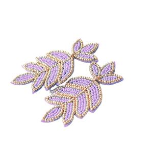 Trendy Premium Statement <b>Butterfly</b> Fancy Earring High Quality Handmade <b>Beaded</b> Embroidery Elegant Stylish By Hiba Enterprises - Product Image 2