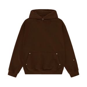 Vente en gros de sweats à capuche d'hiver 100% coton de haute qualité avec poche avant, design personnalisé, manches longues côtelées, pour adultes - Product Image 1