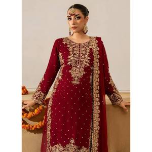 Ensemble de costume pour femme RTC Designer, couleur marron, taille M, avec codage et séquence, orné de rivets et de motifs - Product Image 5