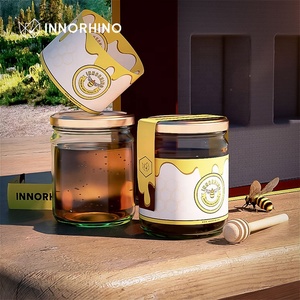 Frascos de Vidrio Hexagonales para Miel, Herméticos y a Prueba de Fugas, para Leche, Aceite de Oliva y Alimentos para Bebés, Venta al por Mayor INNORHINO - Product Image 3