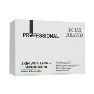 Kit Facial Premium de Marca Privada, Carbón Vegetal, Blanqueamiento de la Piel, Cuidado de la Piel Radiante y Brillante, Uso Profesional en Salón - Product Image 1