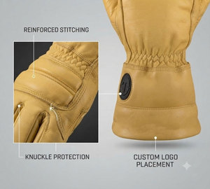 Premium Quality Long Lasting Heavy Duty Buffalo Grain Leather Water Resistant Heat Resistant Anti-Static Anti-Vibration - Product Image 5