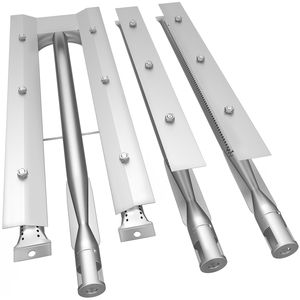 Kit di Ricambio per Bruciatori BBQ in Acciaio Inox, 3 Pezzi con Coperture Accessorie - Product Image 1