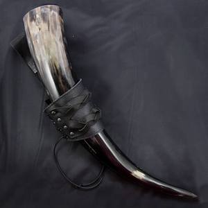 High-quality Eco-Friendly Organic Material Viking Drinking Horn <b>Stand</b> with Animal Design Light <b>Weight</b> Accepts Custom Logo - Product Image 4