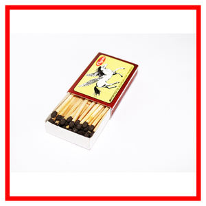 Allumettes écologiques de sécurité pour la cuisine 113x65x15mm, boîte d'allumettes moyenne, allumettes de haute qualité, flamme puissante, impression, cuisine, usage domestique - Product Image 2