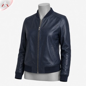 Chaqueta de Cuero para Mujer, Cuero de Primera Calidad, Ajuste Suave y Cómodo, Construcción Duradera, para Moda Casual y Uso Diario - Product Image 3