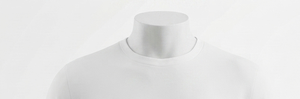 Men's <b>White</b> Short Sleeve O-Neck Knitted T-Shirt Regular Fit Formal 100% Cotton Quick Dry Breathable Anti-Pilling Solid Letter - Product Image 5