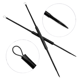 เครื่องมือตรวจหูแบบ PTFE Jobson Horne Probe ขนาด 18 ซม. สำหรับตรวจหู วัสดุสแตนเลสเคลือบ PTFE พร้อมอุปกรณ์กำจัดขี้หู - Product Image 2