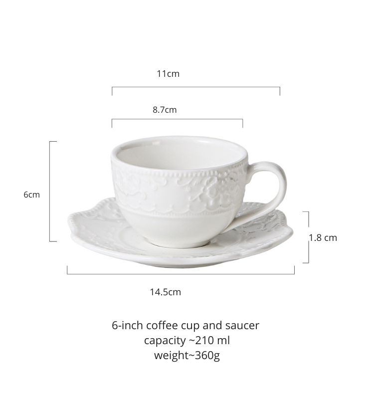 cup and dish 210ml