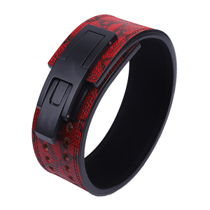 Gym <b>Weight</b>-lifting Leather Belt <b>Training</b> Bodybuilding Gym Weightlifting Belt Leather Power Lifting Belt - Product Image 5