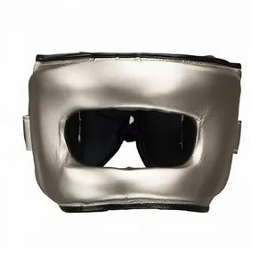 Ensemble de sparring de boxe sur mesure avec lacets, comprenant des gants de boxe, un protège-tête et un protège-guêtres, en cuir de vachette de haute qualité - Product Image 3