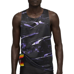 Solid Color Breathable Tank Top Custom Logo Ribbed Vests Knitted Fitness Gym Stringer <b>Singlet</b> <b>for</b> <b>Men</b> training workout session - Product Image 1
