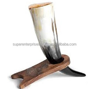 Adorable tasse en corne de vache africaine colorée pour boire de la bière, décor d'intérieur, Design de matériau Unique, tasse à boire - Product Image 6