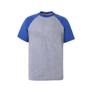 Camiseta Deportiva de Poliéster de Secado Rápido para Hombre, Personalizable con Logotipo, Manga Corta, Color en Contraste, para Gimnasio y Entrenamiento - Product Image 1