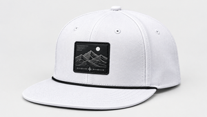 Gorra de Nylon Blanca de 6 Paneles con Cierre a Presión de TURAB EXPORTS CO., Logotipo Floral Bordado, Unisex, Estilo Urbano, Casual, Transpirable para Exteriores - Product Image 3