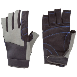 High Performance <b>Sailing</b> <b>Gloves</b> with Durable Synthetic Leather Palm Shock Absorption Breathable Stretch Fabric Adjustable Fit - Product Image 1