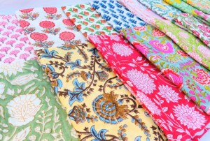 Handmade Block Print 100% Cotton High Soft Square Napkin-Easter Floral Customizable Classic Style All-Season Dinner <b>Table</b> Napkin - Product Image 2