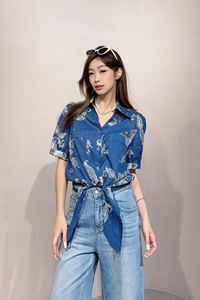 Camisa Hawaiana Personalizada 2026 para Mujer, Estampado Floral, Vacaciones de Verano, Estilo Hip Hop, Camisa de Playa con Logotipo Frontal, Suministro ODM - Product Image 3