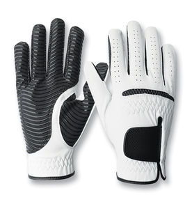 Gants de golf pour hommes OptiColor de qualité supérieure en cuir véritable Cabretta PU, pour droitiers et gauchers, vente en gros - Product Image 1