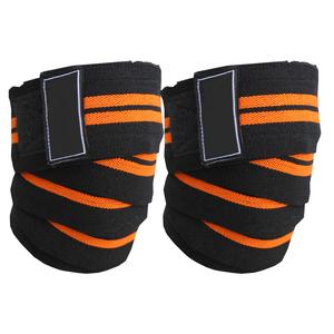 <b>Adjustable</b> Customizable Neoprene Knee <b>Straps</b> Compression Sleeve Wraps for Gym Use Men and Women to Alleviate Knee Pain - Product Image 1
