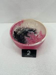 Vajilla de Resina Acrílica Clásica Hecha a Mano, Diseño Personalizado, Forma Ovalada, Tazón para Frutas y Ensaladas Frías, Textura de Mármol, Regalos Empresariales - Product Image 6