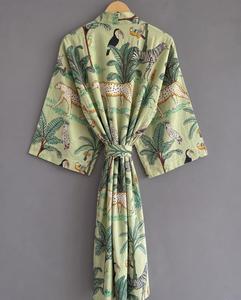 Women Bohemian Paisley Print Kimono <b>Beach</b> Cover up Loose Open Front Summer Breathable Loose Fit <b>Wrap</b> Front Casual Dresses - Product Image 1