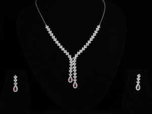 Blossom CS Bijoux en gros, bijoux de mariage de luxe, argent 925 de haute qualité, moissanite certifiée GIA, plaqué or rose, bijoux élégants - Product Image 1