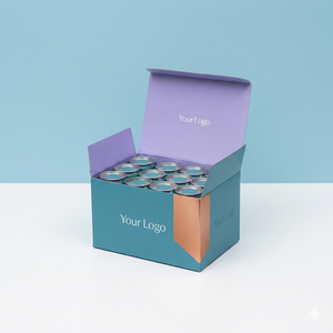 Caja de Embalaje para Bebidas de Material Reciclado Corrugado Reutilizable, Ecológica y Resistente, para Refrescos y Tequila, Diseño Personalizado, Tamaño Grande - Product Image 1