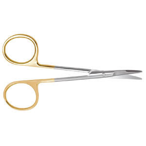 Tijeras Manuales Pequeñas con Mango Dorado M.A SIDDIQUE INTERNATIONAL para Cirugía Dental, Modelo MAS-SS-2126, para Laboratorios Dentales - Product Image 3