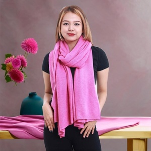 Écharpe surdimensionnée de style ethnique en tricot de cachemire léger ultra-confortable pour femmes pour l'hiver printemps été - Product Image 5