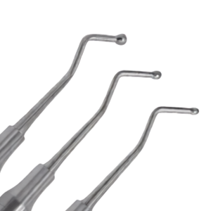 Juego de 3 Pulidores de Bolas Manuales, Instrumentos de Relleno de Composite Plástico Plano, Herramientas Restauradoras Dentales de Acero Inoxidable - Product Image 3